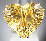 Кольцо с чистейшим цитрином лазерной огранки 48,75 карата  Серебро 925