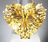 Кольцо с чистейшим цитрином лазерной огранки 48,75 карата 