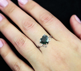 Золотое кольцо с роскошным полихромным сапфиром высокой чистоты 2,26 карата Золото