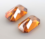 Пара ярких цирконов 2,78 карата 