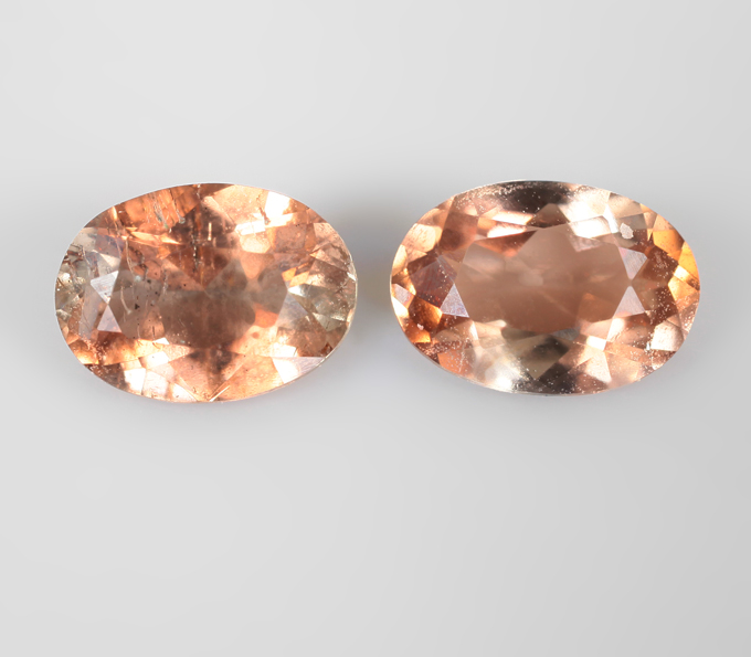 Пара андалузитов 1,16 карата