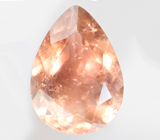 Крупный желтовато-оранжевый турмалин 7,21 карата 