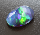 Ограненный черный опал 2,41 карата 