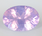 Чистейший лавандовый аметист лазерной огранки 6,29 карата 