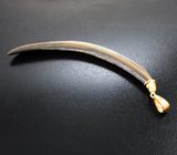 Крупный золотой кулон с ярким многоцветным абалоном 20,6 карата Золото