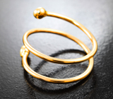 Золотое кольцо с лейкосапфирами 0,25 карата Золото