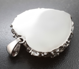 Кулон с бесцветными топазами Серебро 925