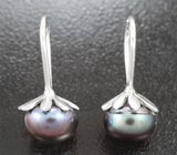 Подвесы для серег с цветным морским жемчугом 5,18 карата