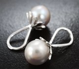 Подвесы для серег с цветным морским жемчугом 6,99 карата