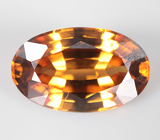 Подвесы для серег с крупными золотисто-желтыми цирконами 11,38 карата Серебро 925