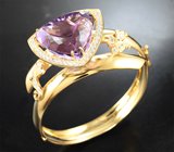 Браслет с чистейшим уругвайским аметистом 64,47 карата и бесцветными цирконами Серебро 925