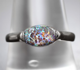 Кольцо с австралийским болдер опалом 1,55 карата Серебро 925