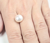 Кремово-белая морская жемчужина 6,94 карата! Исключительный люстр 