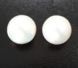 Пара кремово-белых морских жемчужин 25,35 карата! Исключительный люстр