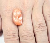 Резной солнечный камень 14,29 карата 