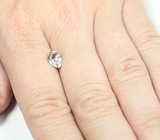 Чистейший циркон "шампань" 2,03 карата 