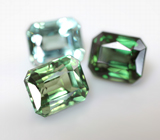 Набор из 3 "неоновых" апатитов разных оттенков 7,18 карата 