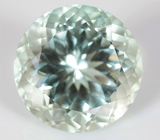 Чистейший крупный мятно-зеленый аметист лазерной огранки 22,19 карата 