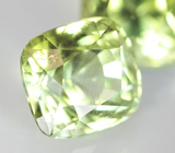 Open color grade! Пара желтовато-зеленых турмалинов 6,49 карата 