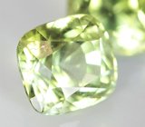 Open color grade! Пара желтовато-зеленых турмалинов 6,49 карата