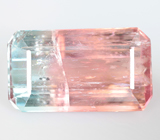 Редкое сочетание цветов! Крупный "неоновый" арбузный турмалин 11,92 карата 