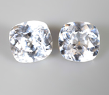 Пара чистейших бесцветных цирконов 3,03 карата 