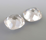 Пара чистейших бесцветных цирконов 3,03 карата 
