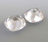 Пара чистейших бесцветных цирконов 3,03 карата