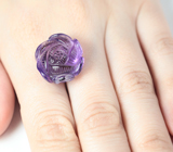 Крупный резной аметист 25,97 карата