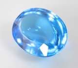 Чистейший крупный Swiss топаз авторской огранки 11,32 карата 