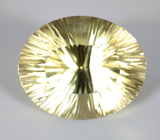 Крупный! Лимонный цитрин лазерной огранки 87,3 карата