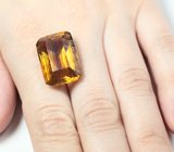 Чистейший крупный насыщенный цитрин 24,37 карата