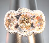 Кольцо с гранатами со сменой цвета 2,05 карата Серебро 925