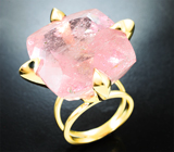 Кольцо с розовым морганитом 65,84 карата Золото