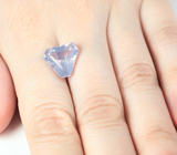 Лавандовый аметист авторской огранки высокой чистоты 5,33 карата 