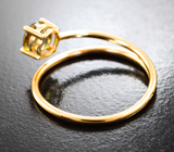 Золотое кольцо cо зеленовато-желтым сфеном 1,19 карата Золото