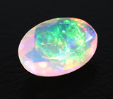 Ограненный эфиопский опал 0,54 карата 