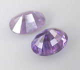 Пара пурпурных сапфиров 0,54 карата