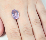 Чистейший лавандовый аметист лазерной огранки 5,67 карата 