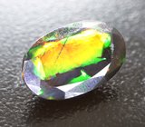 Ограненный черный опал 1,99 карата 