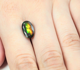 Ограненный черный опал 1,99 карата 