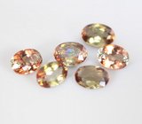 Набор из 6 андалузитов 2,29 карата