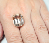 Без облагораживания! Чистейший крупный империал топаз 27,23 карата 