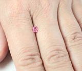 Топовый цвет! "Неоновая" розовая шпинель 0,33 карата 