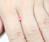 Топовый цвет! "Неоновая" розовая шпинель 0,34 карата 