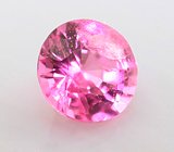 Топовый цвет! "Неоновая" розовая шпинель 0,12 карата 