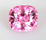 Топовый цвет! "Неоновая" розовая шпинель 0,46 карата 