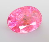 Топовый цвет! "Неоновая" розовая шпинель 0,5 карата 