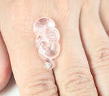 Резной морганит 13,85 карата 