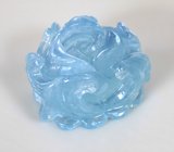 Крупный! Резной аквамарин 36,53 карата